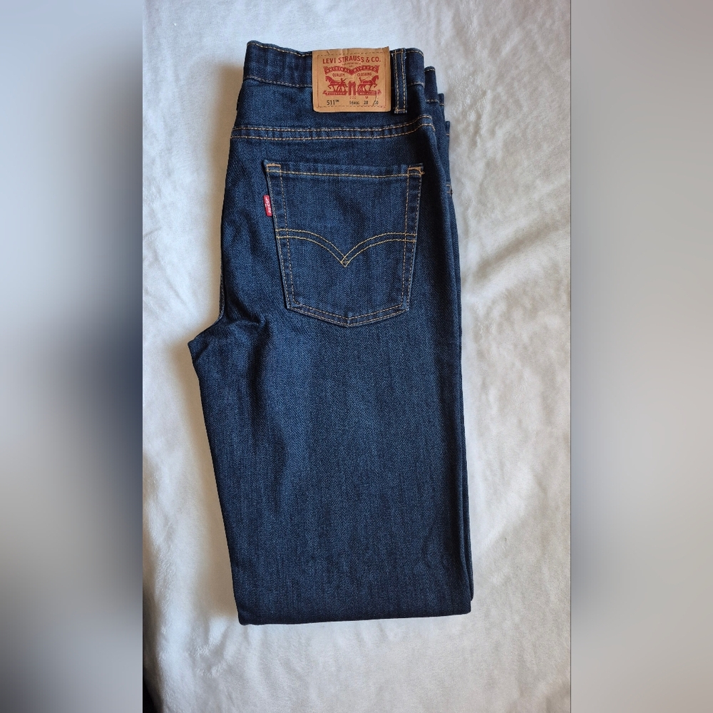Levi's 511 Slim Stretch Junior Jeans Size 16 Regular W28 X L30